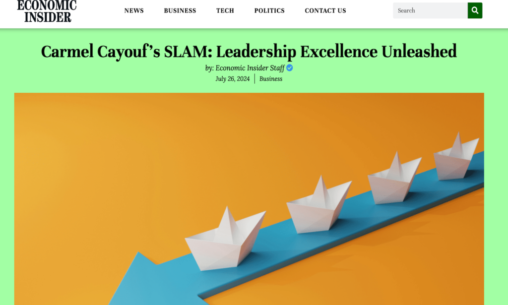 SLAM program by Carmel Cayouf featured in Economic Insider.