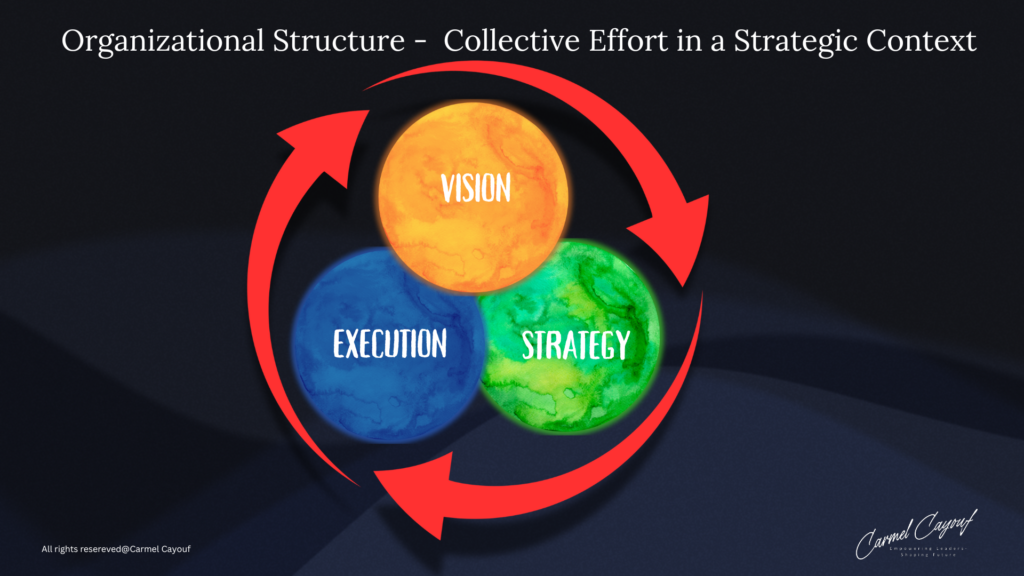 Building Resilient Cultures and Strategic Structures Illustrations depicting organizational structure, leadership roles, and ancient governance models as frameworks for organizational culture. Visuals include a pyramid model highlighting the flow from vision to execution, Aristotle's and Plato's hierarchies illustrating balanced governance, Polybius's Roman Republic model showcasing checks and balances, and diagrams that represent the collective effort within an organization’s strategic context. The images emphasize the alignment between vision, strategy, and execution, the leader’s role as the visionary and final decision-maker, and the stabilizing role of executive management within a cohesive organizational structure Carmen Cayouf , SLAM .